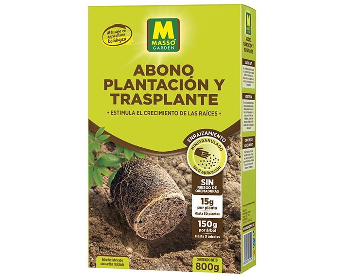Abono de plantación y trasplante para favorecer el enraizamiento 